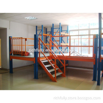warehouse multi-level metal steel mezzanine rack